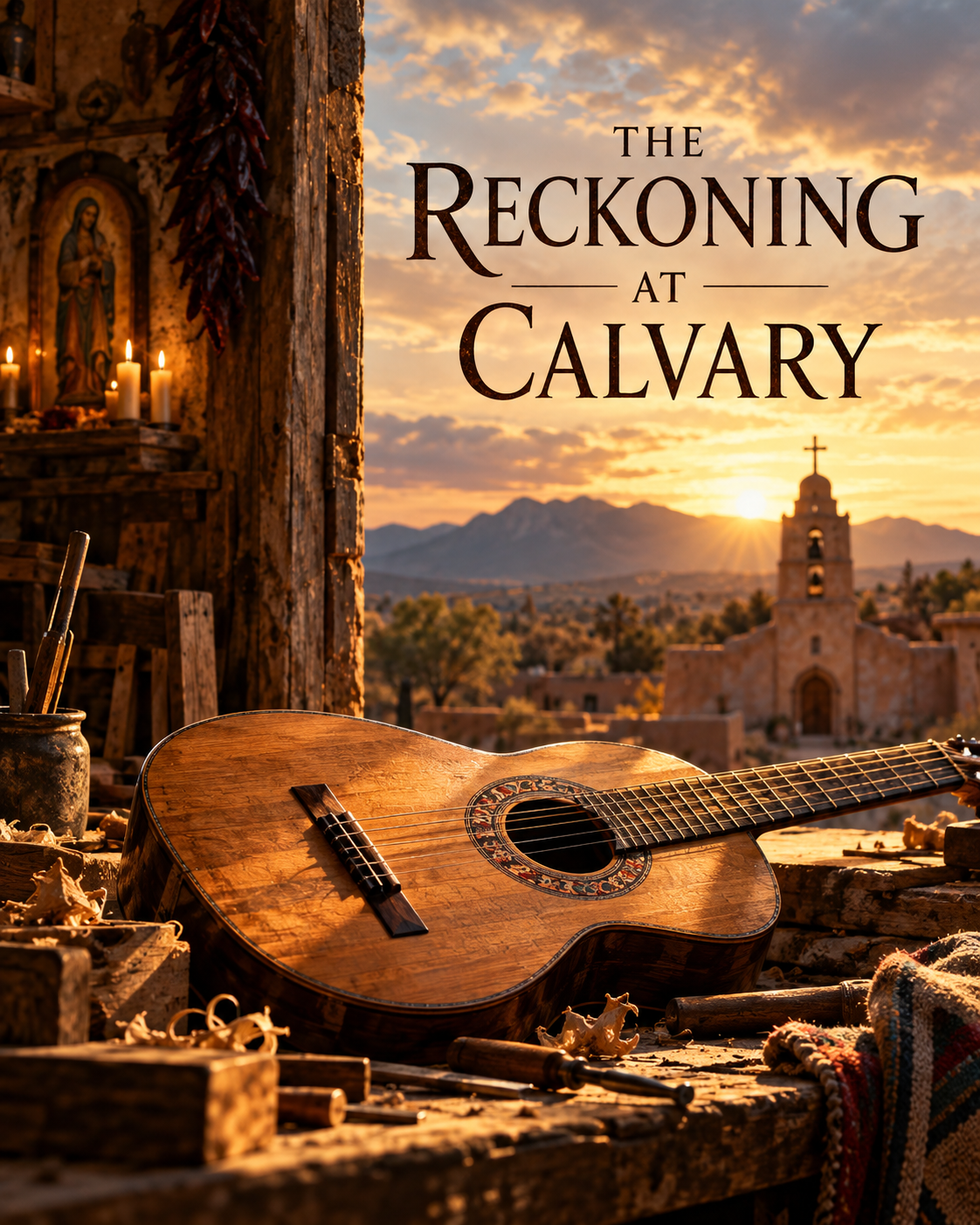 The Reckoning at Calvary production artwork