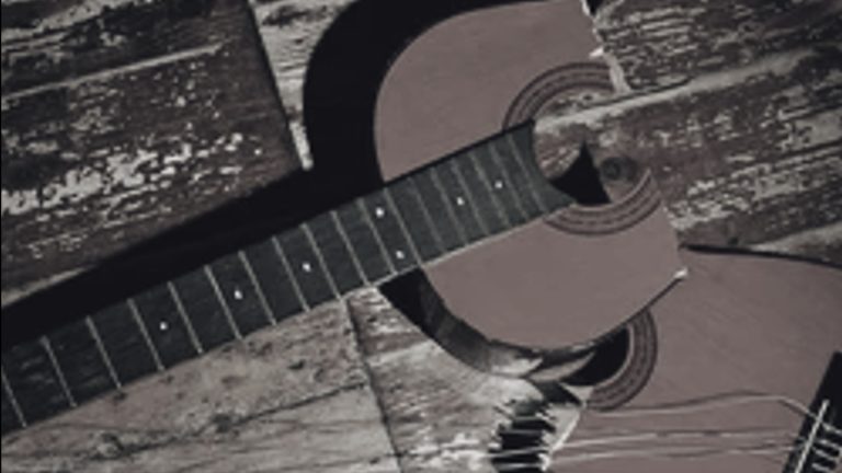 Broken guitar